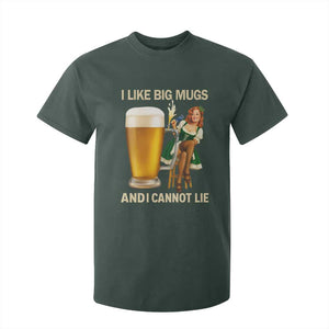 Oktoberfest Beer T Shirt For Kid Funny I Like Big Mugs Pin Up Girl Dirndl TS10 Dark Forest Green Print Your Wear