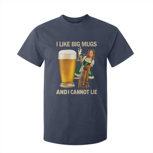 Oktoberfest Beer T Shirt For Kid Funny I Like Big Mugs Pin Up Girl Dirndl TS10 Navy Print Your Wear
