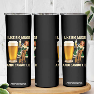 Oktoberfest Beer Skinny Tumbler Funny I Like Big Mugs Pin Up Girl Dirndl TS10 Print Your Wear