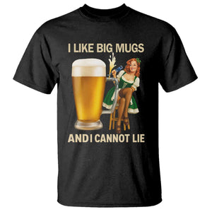Oktoberfest Beer T Shirt Funny I Like Big Mugs Pin Up Girl Dirndl TS10 Black Print Your Wear