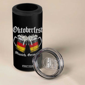 Vintage Oktoberfest Munich 4 in 1 Can Cooler Tumbler Prost Beer Germany Flag Drinking TS10 Print Your Wear