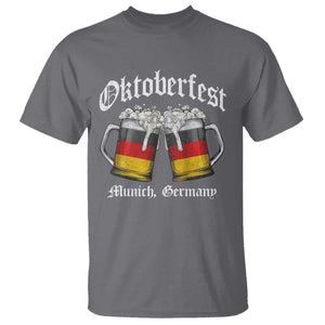 Vintage Oktoberfest Munich T Shirt Prost Beer Germany Flag Drinking TS10 Charcoal Print Your Wear