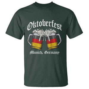 Vintage Oktoberfest Munich T Shirt Prost Beer Germany Flag Drinking TS10 Dark Forest Green Print Your Wear