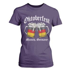 Vintage Oktoberfest Munich T Shirt For Women Prost Beer Germany Flag Drinking TS10 Purple Print Your Wear