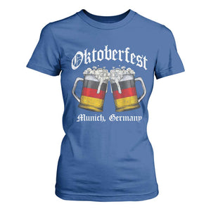 Vintage Oktoberfest Munich T Shirt For Women Prost Beer Germany Flag Drinking TS10 Royal Blue Print Your Wear