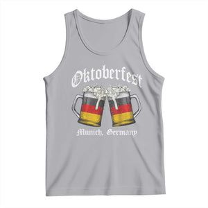 Vintage Oktoberfest Munich Tank Top Prost Beer Germany Flag Drinking TS10 Athletic Heather Print Your Wear