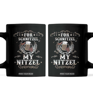 Funny Oktoberfest Coffee Mug For Schnitzel My Nitzel Octoberfest German Beer Wurst TS10 Black Print Your Wear