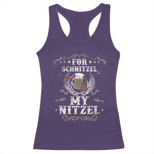 Funny Oktoberfest Racerback Tank Top For Schnitzel My Nitzel Octoberfest German Beer Wurst TS10 Purple Print Your Wear
