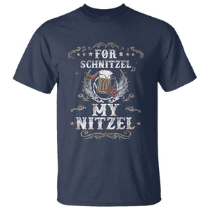 Funny Oktoberfest T Shirt For Schnitzel My Nitzel Octoberfest German Beer Wurst TS10 Navy Print Your Wear