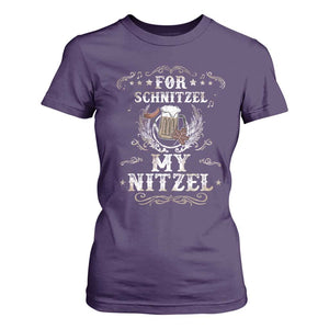Funny Oktoberfest T Shirt For Women For Schnitzel My Nitzel Octoberfest German Beer Wurst TS10 Purple Print Your Wear