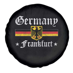 Germany Frankfurt Spare Tire Cover Retro Vintage German Flag Tourist Souvenir Gift TS10 Print Your Wear