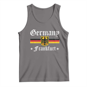 Germany Frankfurt Tank Top Retro Vintage German Flag Tourist Souvenir Gift TS10 Deep Heather Print Your Wear