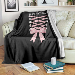 Oktoberfest Dirndl Costume Throw Blanket Funny German Bavarian Octoberfest Festival TS10 Print Your Wear