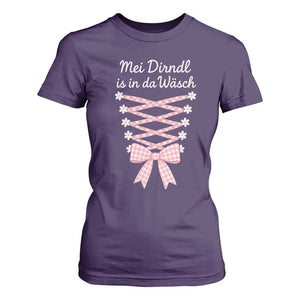 Oktoberfest Dirndl Costume T Shirt For Women Funny German Bavarian Octoberfest Festival TS10 Purple Print Your Wear