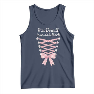 Oktoberfest Dirndl Costume Tank Top Funny German Bavarian Octoberfest Festival TS10 Navy Print Your Wear