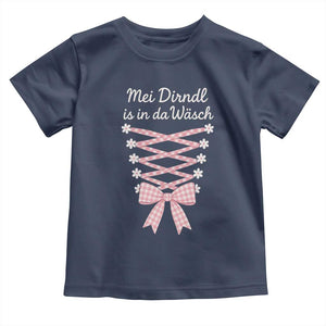 Oktoberfest Dirndl Costume Toddler T Shirt Funny German Bavarian Octoberfest Festival TS10 Navy Print Your Wear