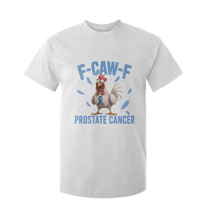 F-Caw-F Prostate Cancer Awareness Chicken T Shirt For Kid Funny Blue Ribbon Support