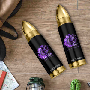 No Story Should End Too Soon Purple Sunflower Overdose Awareness Bullet Tumbler