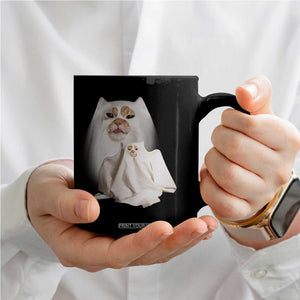Funny Halloween Ghost Cat Meme Coffee Mug TS10 Print Your Wear