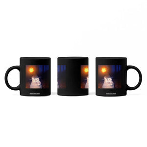 Wizard Cat Coffee Mug Weird Funny Retro Halloween Orange Cat Meme TS10 Print Your Wear