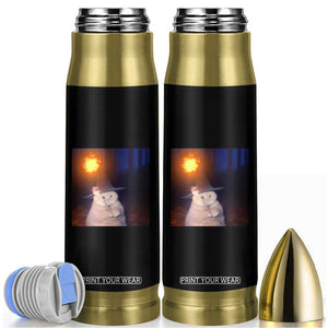 Wizard Cat Bullet Tumbler Weird Funny Retro Halloween Orange Cat Meme TS10 Black Print Your Wear