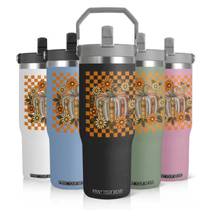 Book Pumpkin Flip Straw Tumbler Fall Halloween Book Lover Bookish Gift TS10 Print Your Wear