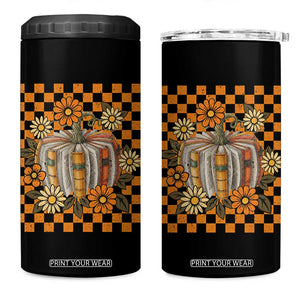 Book Pumpkin 4 in 1 Can Cooler Tumbler Fall Halloween Book Lover Bookish Gift TS10 One Size: 16 oz Black Print Your Wear