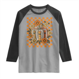 Book Pumpkin Raglan Shirt Fall Halloween Book Lover Bookish Gift TS10 Sport Gray Black Print Your Wear