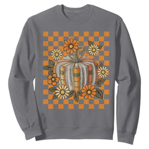 Book Pumpkin Sweatshirt Fall Halloween Book Lover Bookish Gift TS10 Charcoal Print Your Wear