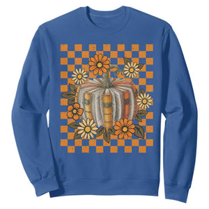 Book Pumpkin Sweatshirt Fall Halloween Book Lover Bookish Gift TS10 Royal Blue Print Your Wear