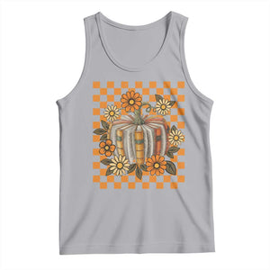 Book Pumpkin Tank Top Fall Halloween Book Lover Bookish Gift TS10 Athletic Heather Print Your Wear