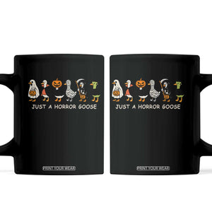 Halloween Funny Goose Coffee Mug Spooky Season 90s Horror Movie TS10 Black Print Your Wear