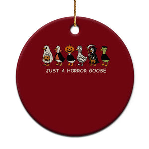 Halloween Funny Goose Ceramic Ornament Spooky Season 90s Horror Movie TS10 1pc Red Print Your Wear