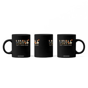 Halloween Funny Goose Costume Coffee Mug Funny Spooky Season Horror Movie TS10 Print Your Wear