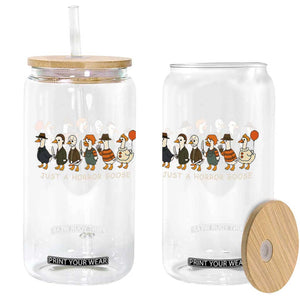 Halloween Funny Goose Costume Glass Can Funny Spooky Season Horror Movie TS10 Print Your Wear