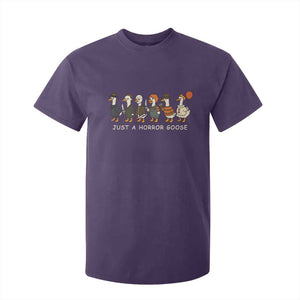 Halloween Funny Goose Costume T Shirt For Kid Funny Spooky Season Horror Movie TS10 Purple Print Your Wear