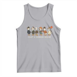 Halloween Funny Goose Costume Tank Top Funny Spooky Season Horror Movie TS10 Athletic Heather Print Your Wear