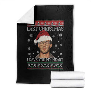 Christmas Jeffrey Dahmer Throw Blanket True Crime I Gave You My Heart Christmas TS10 Black Print Your Wear