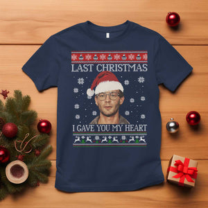 Christmas Jeffrey Dahmer T Shirt True Crime I Gave You My Heart Christmas TS10 Navy Print Your Wear