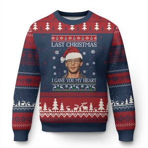 Xmas Jeffrey Dahmer Ugly Christmas Sweater True Crime I Gave You My Heart Xmas TS10 Navy Red Print Your Wear