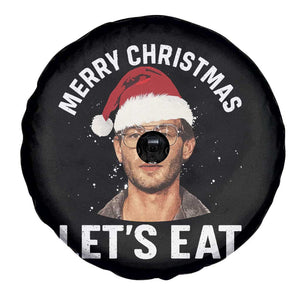 True Crime Ugly Christmas Spare Tire Cover Funny Jeffrey Dahmer Merry Xmas Lets Eat TS10 Print Your Wear