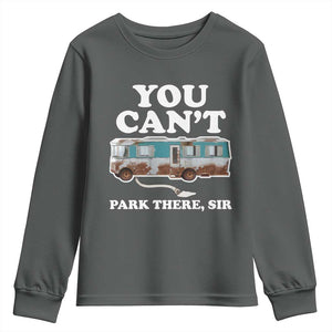 Xmas Movie Youth Sweatshirt The Cousins RV Christmas Vacation Viral Internet Meme TS10 Dark Heather Print Your Wear