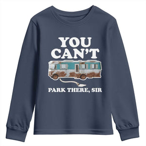 Xmas Movie Youth Sweatshirt The Cousins RV Christmas Vacation Viral Internet Meme TS10 Navy Print Your Wear