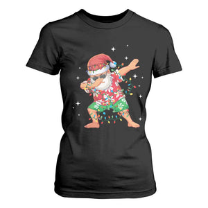 Funny Christmas T Shirt For Women Dabbing Santa Boys Girls Men Xmas Dab Kid TS10 Black Print Your Wear