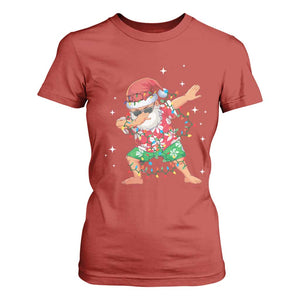 Funny Christmas T Shirt For Women Dabbing Santa Boys Girls Men Xmas Dab Kid TS10 Red Print Your Wear