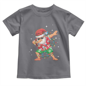 Funny Christmas Toddler T Shirt Dabbing Santa Boys Girls Men Xmas Dab Kid TS10 Charcoal Print Your Wear
