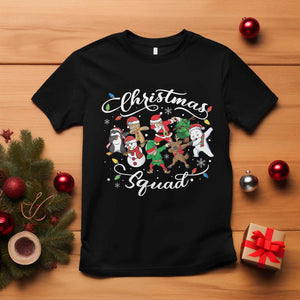 Christmas Squad T Shirt Santa Dabbing Elf Family Matching Pajamas Xmas Crew TS10 Black Print Your Wear