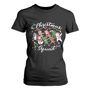 Christmas Squad T Shirt For Women Santa Dabbing Elf Family Matching Pajamas Xmas Crew TS10 Black Print Your Wear