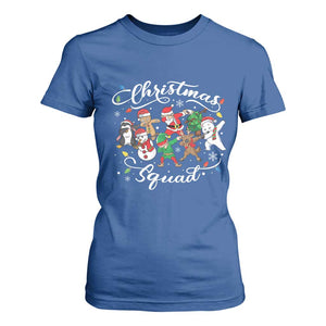 Christmas Squad T Shirt For Women Santa Dabbing Elf Family Matching Pajamas Xmas Crew TS10 Royal Blue Print Your Wear