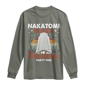 Nakatomi Plaza Christmas Party 1988 Long Sleeve Shirt Xmas Gift TS10 Military Green Print Your Wear